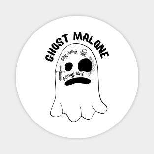 Ghost malone funny T-shirt Magnet